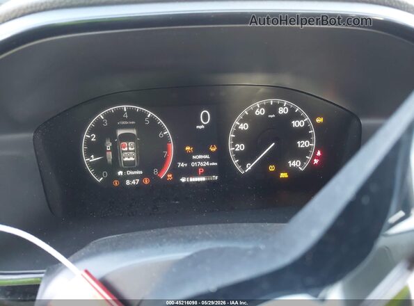 7FARS4H73SE000173 2025 HONDA CR-V Gray Вид задніх сидінь