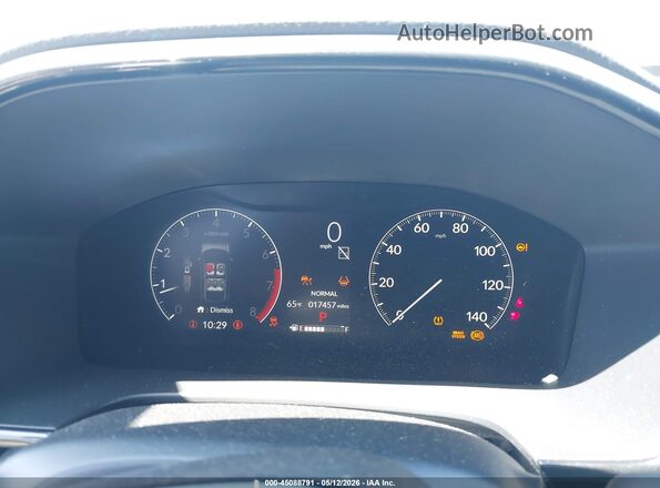 7FARS4H79SE009976 2025 HONDA CR-V Black უკანა სავარძლების ხედი