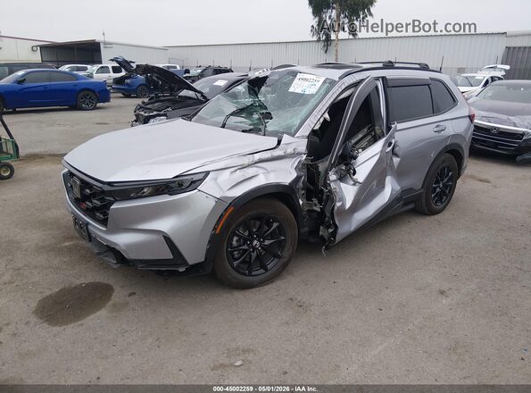 7FARS5H54TE010071 2026 HONDA CR-V Silver Առջևի ձախ երեք քառորդ տեսարան