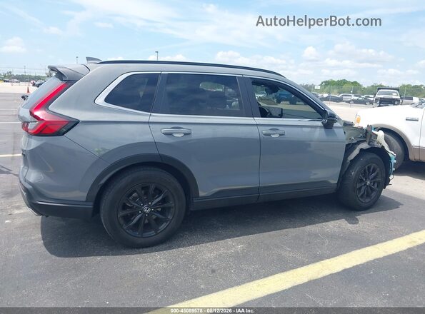 7FARS5H55RE023145 2024 HONDA CR-V HYBRID Серый Вид задней части салона