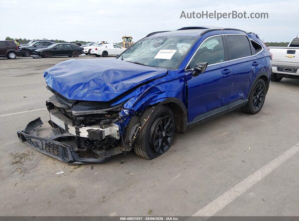 7FARS5H81RE009513 2024 HONDA CR-V Blue Przód lewy