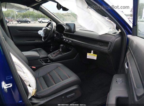 7FARS5H81RE009513 2024 HONDA CR-V Blue Widok wnętrza z przodu
