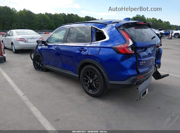 7FARS5H81RE009513 2024 HONDA CR-V Blue Tył lewy