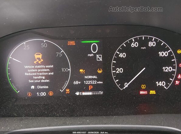 7FARS5H81RE009513 2024 HONDA CR-V Blue Widok tylnych siedzeń