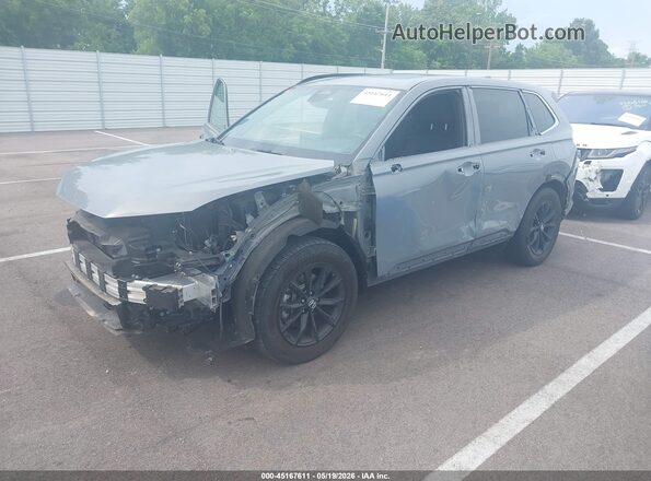 7FARS5H81SE021330 2025 HONDA CR-V Gray Առջևի ձախ երեք քառորդ տեսարան