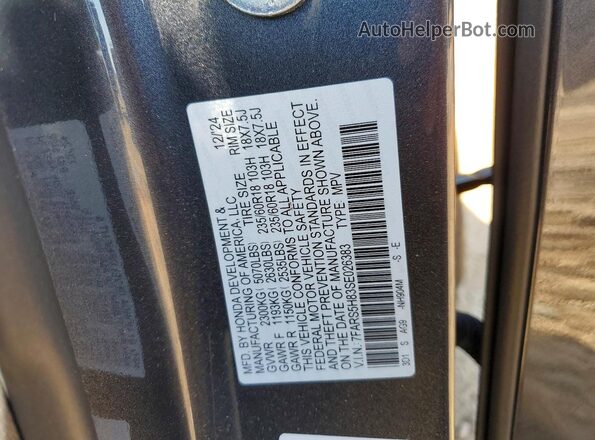 7FARS5H83SE026383 2025 HONDA CR-V Gray 