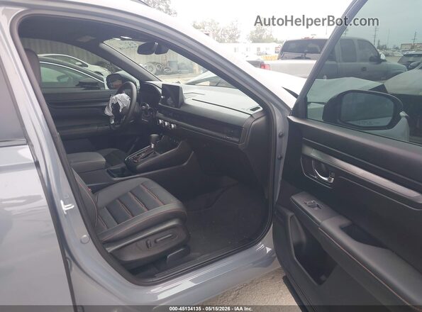 7FARS5H85TE019405 2026 HONDA CR-V HYBRID Серый Вид салона спереди