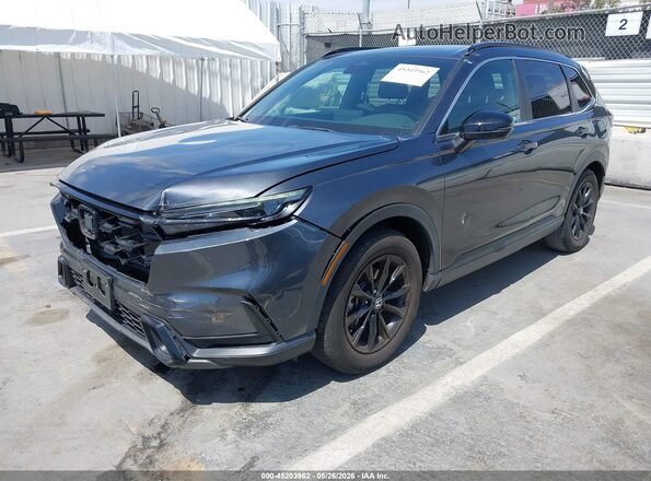 7FARS5H88RE025241 2024 HONDA CR-V Gray Առջևի ձախ երեք քառորդ տեսարան