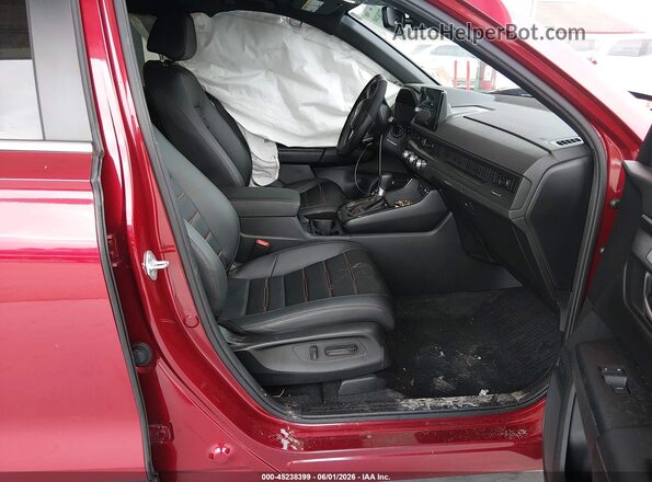 7FARS5H89RE025992 2024 HONDA CR-V HYBRID Red Front interior view
