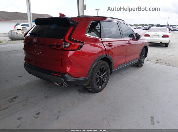 7FARS5H89RE025992 2024 HONDA CR-V HYBRID Red Rear right