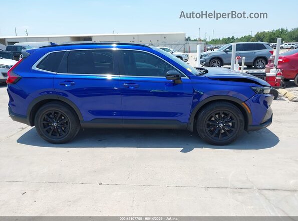 7FARS5H89SE029885 2025 HONDA CR-V Blue Вид задньої частини салону