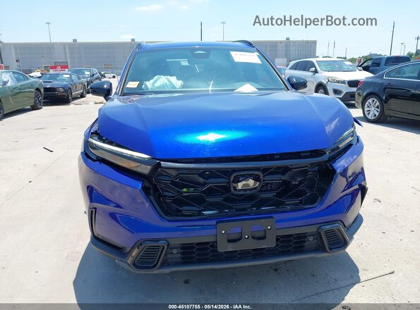 7FARS5H89SE029885 2025 HONDA CR-V Blue Вид щитка приладів
