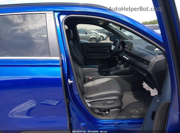 7FARS5H89SE029885 2025 HONDA CR-V Blue Вид салону спереду