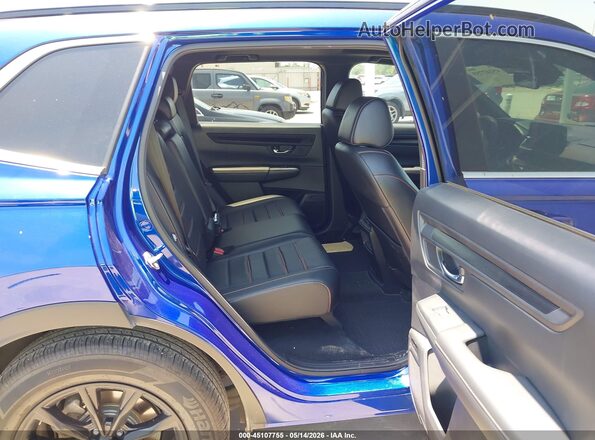7FARS5H89SE029885 2025 HONDA CR-V Blue Вид наклейки з VIN-кодом