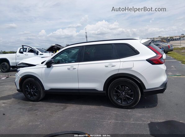 7FARS5H89TE019715 2026 HONDA CR-V HYBRID White Widok wnętrza 360 stopni