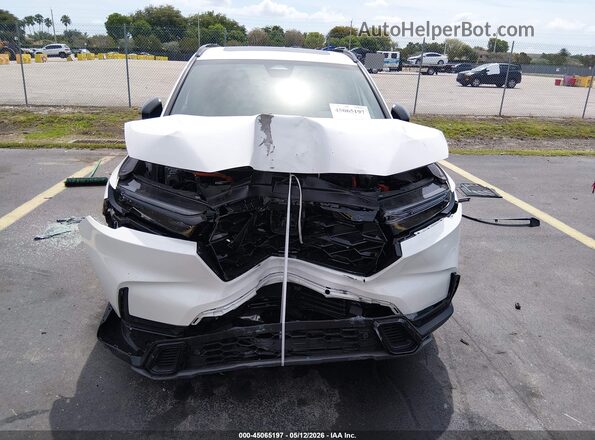 7FARS5H89TE019715 2026 HONDA CR-V HYBRID White Widok zestawu wskaźników
