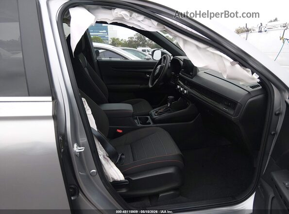 7FARS6H51SE083435 2025 HONDA CR-V Серебряный Вид салона спереди