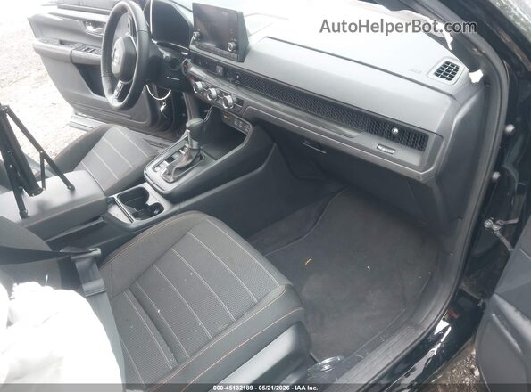7FARS6H53SE110702 2025 HONDA CR-V Black Widok wnętrza z przodu