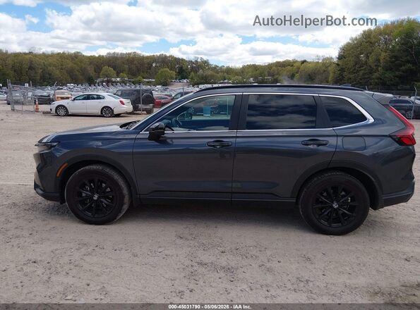7FARS6H54PE027836 2023 HONDA CR-V HYBRID Gray Widok wnętrza 360 stopni