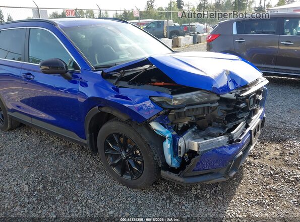 7FARS6H57RE061126 2024 HONDA CR-V HYBRID Blue წინა ხედი