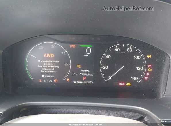 7FARS6H57RE061126 2024 HONDA CR-V HYBRID Blue უკანა სავარძლების ხედი