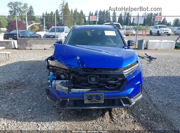 7FARS6H57RE061126 2024 HONDA CR-V HYBRID Blue უკანა სალონის ხედი