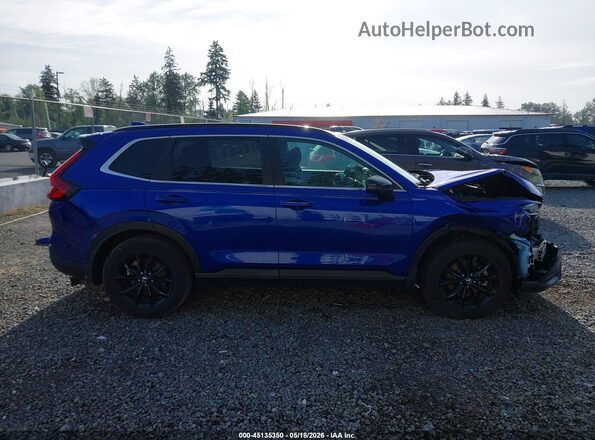 7FARS6H57RE061126 2024 HONDA CR-V HYBRID Blue სალონის 360-გრადუსიანი ხედი