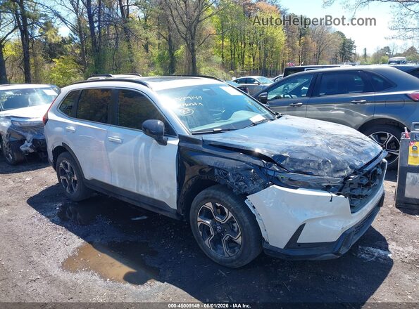 7FARS6H5XSE067881 2025 HONDA CR-V HYBRID Белый Вид задней части салона