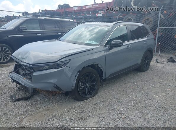 7FARS6H80SE031756 2025 HONDA CR-V Gray Առջևի ձախ երեք քառորդ տեսարան
