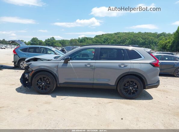 7FARS6H81RE053498 2024 HONDA CR-V HYBRID Gray Սալոնի 360 աստիճան տեսք