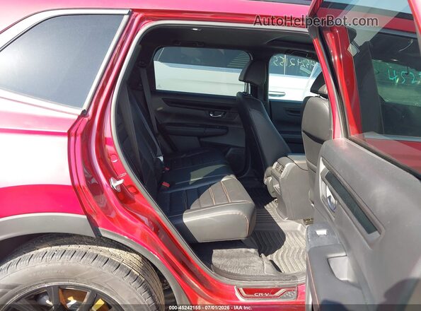 7FARS6H82SE037364 2025 HONDA CR-V Red Vista de la etiqueta del VIN