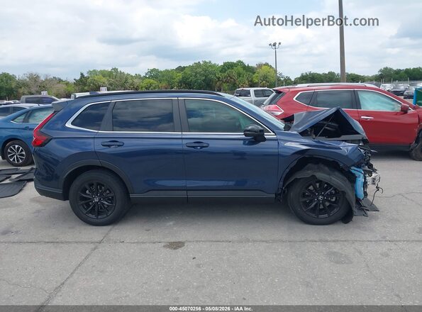 7FARS6H83RE025640 2024 HONDA CR-V Blue Սալոնի 360 աստիճան տեսք