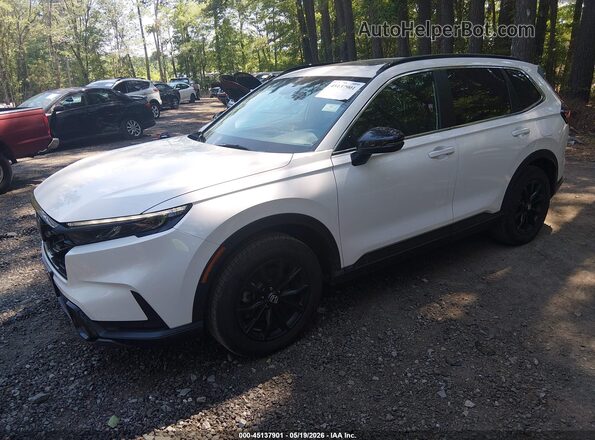 7FARS6H84SE054926 2025 HONDA CR-V White Առջևի ձախ երեք քառորդ տեսարան