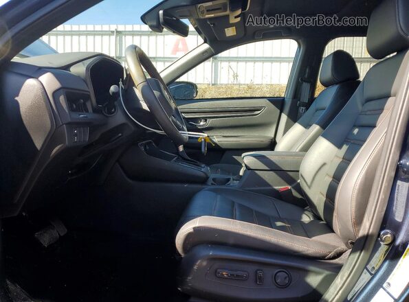 7FARS6H84SE071452 2025 HONDA CR-V Blue Вид салону спереду