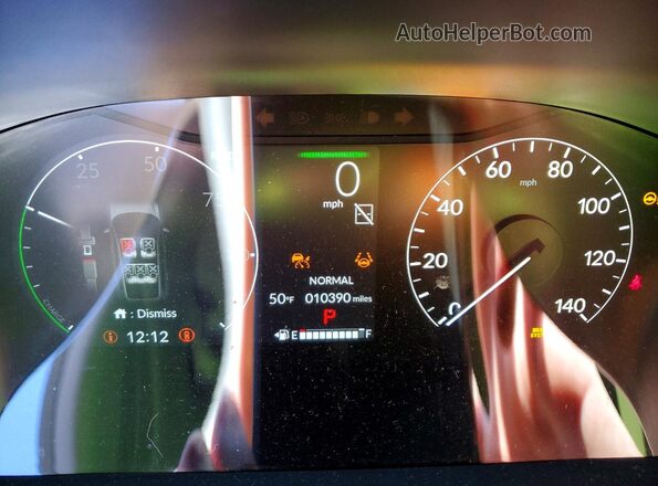 7FARS6H84SE071452 2025 HONDA CR-V Blue Вид щитка приладів
