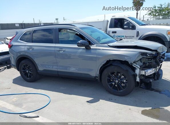 7FARS6H88SE034307 2025 HONDA CR-V Gray Вид задньої частини салону