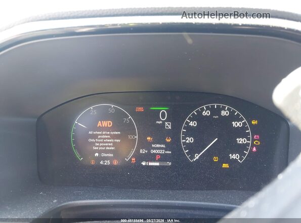 7FARS6H89SE004605 2025 HONDA CR-V Gray Rear seats view