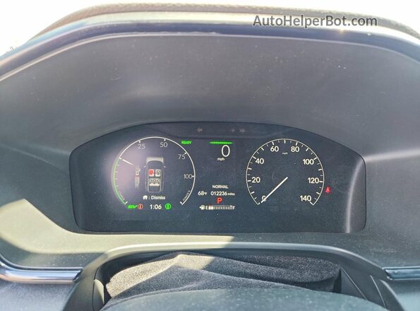 7FARS6H89SE098615 2025 HONDA CR-V Синий Вид щитка приборов