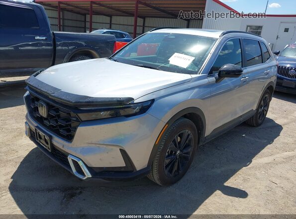 7FARS6H94PE015673 2023 HONDA CR-V Silver წინა მარცხენა ხედი სამი მეოთხედიდან