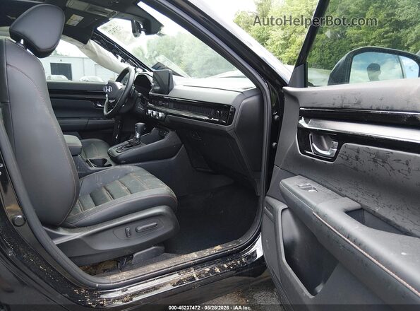 7FARS6H95SE022365 2025 HONDA CR-V Black Вид салону спереду