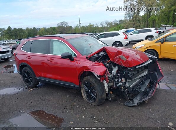 7FARS6H9XSE027707 2025 HONDA CR-V Red Вид щитка приладів