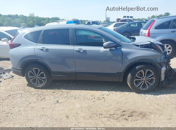 7FART6H88LE003525 2020 HONDA CR-V HYBRID Blue Вид щитка приладів