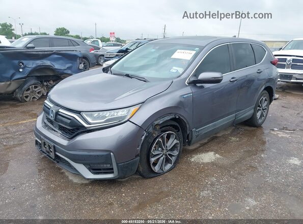 7FART6H89LE006191 2020 HONDA CR-V Gray Առջևի ձախ երեք քառորդ տեսարան