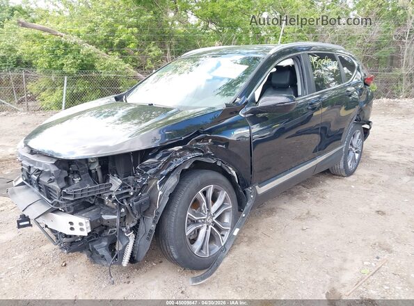 7FART6H92ME035610 2021 HONDA CR-V Black წინა მარცხენა ხედი სამი მეოთხედიდან