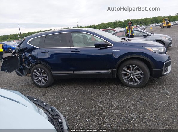 7FART6H94LE006723 2020 HONDA CR-V Blue Widok wnętrza z tyłu