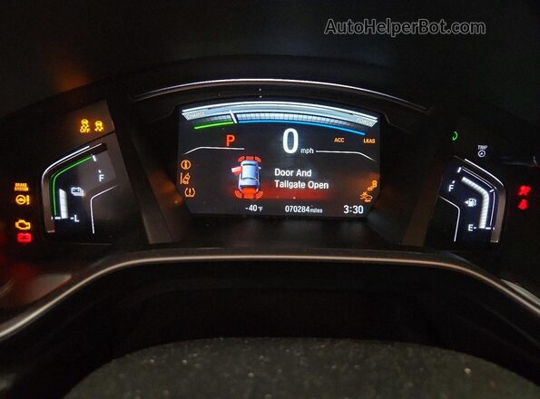 7FART6H95ME036508 2021 HONDA CR-V White ხელსაწყოთა პანელის ხედი