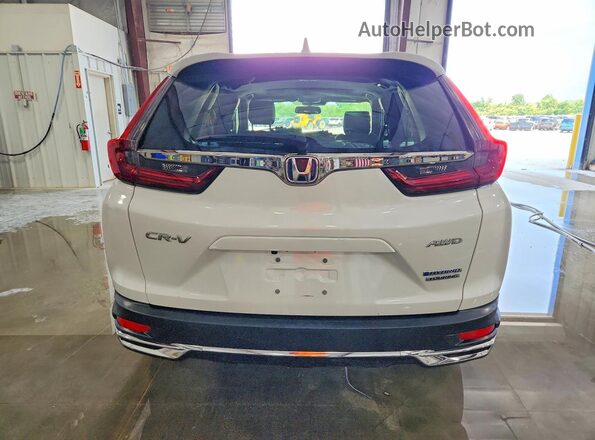 7FART6H95ME036508 2021 HONDA CR-V White უკანა ხედი