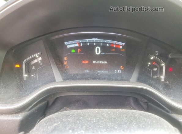 7FARW1H50LE021159 2020 HONDA CR-V Gray Вид щитка приладів