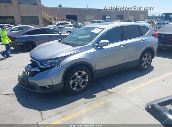 7FARW1H55JE045258 2018 HONDA CR-V Серый Передняя левая четверть
