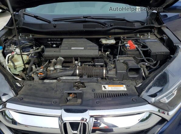 7FARW1H59HE011785 2017 HONDA CR-V Blue Widok wnętrza z tyłu